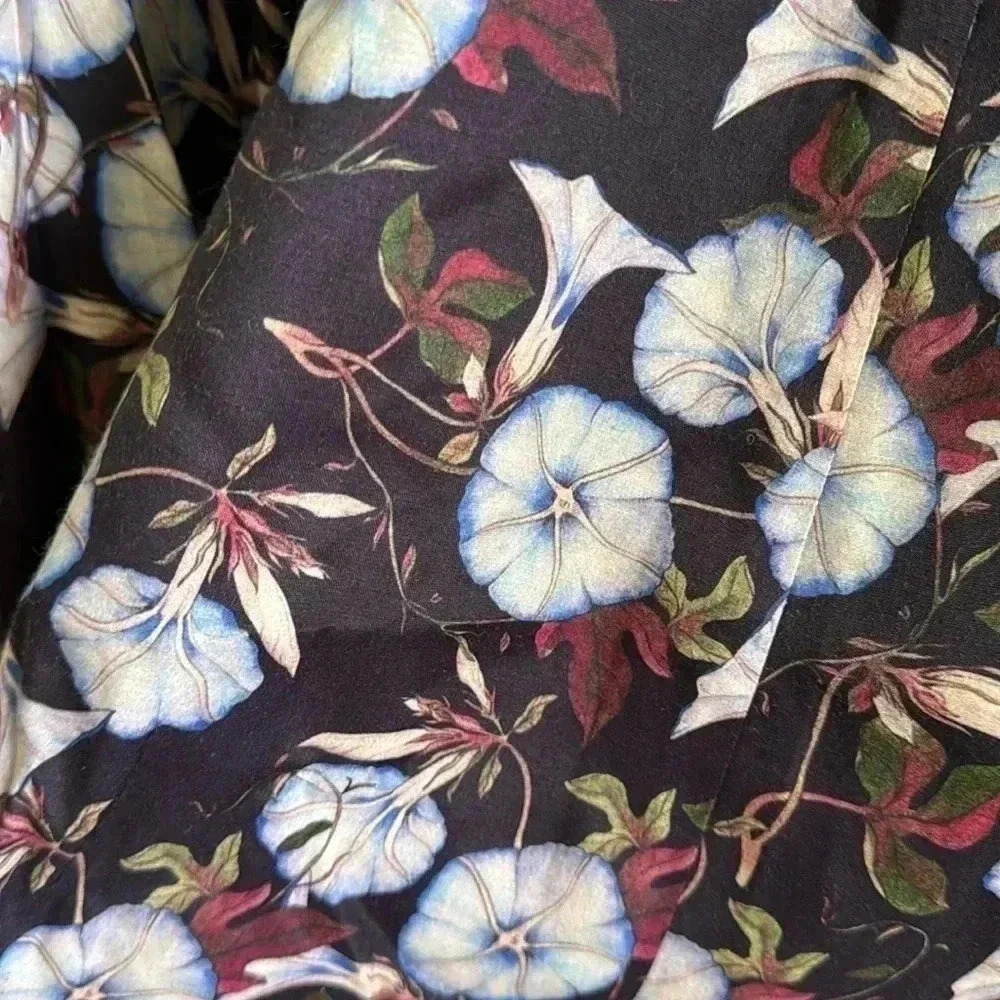 The J. Peterman Company Morning Glory Wrap Dress, Size M — image 6 of 8
